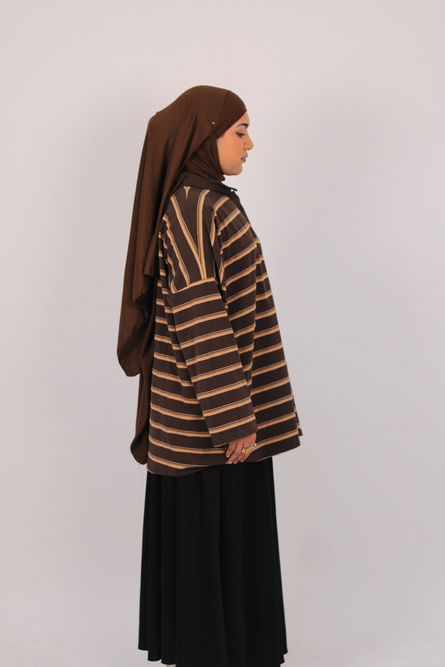 Polo rayures - choco