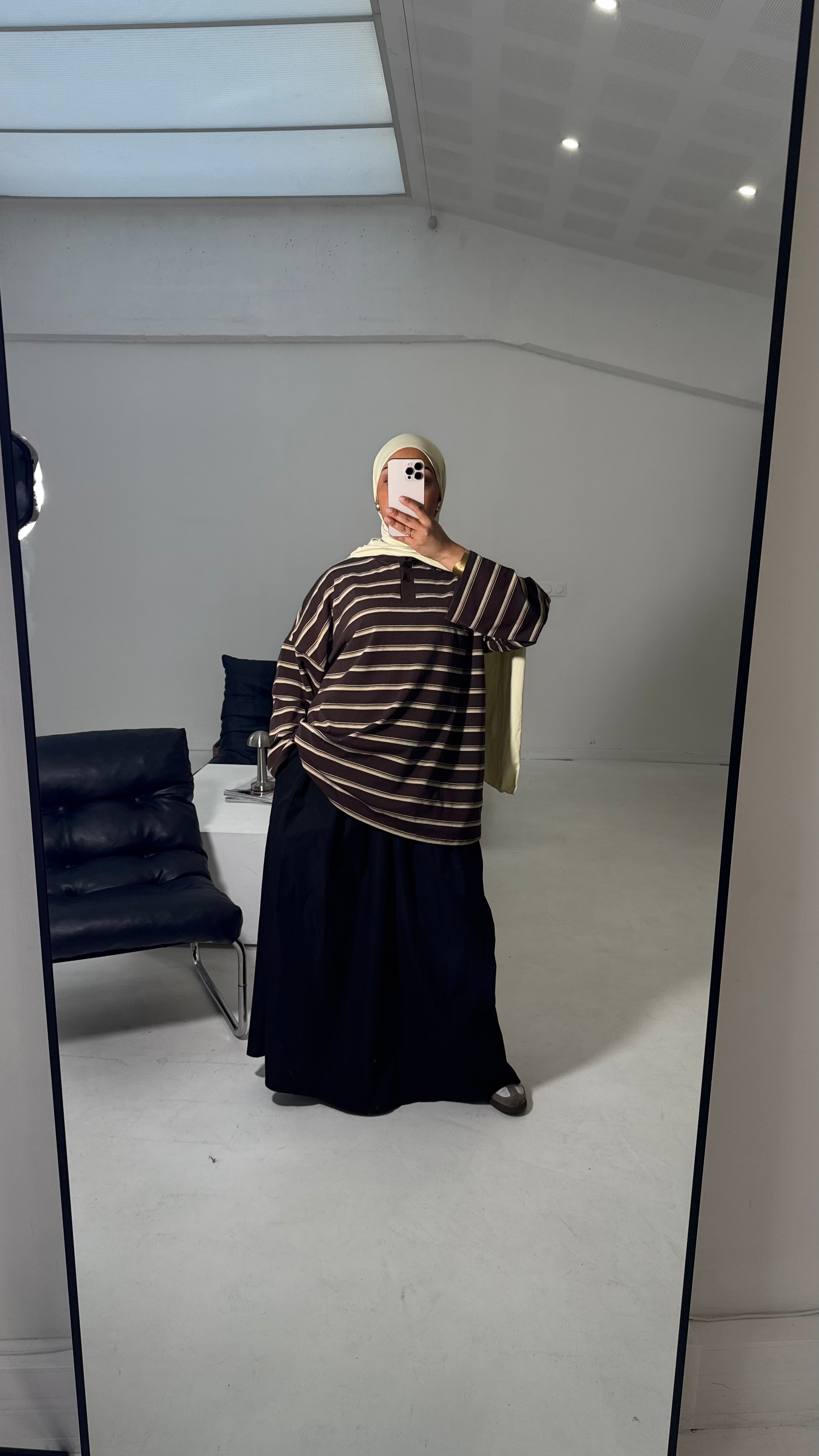 Polo rayures - Jaune poussin