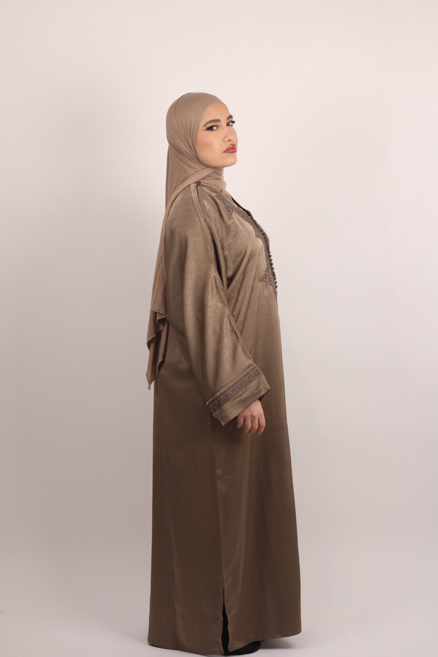 Gandoura Traditionnelle - Taupe