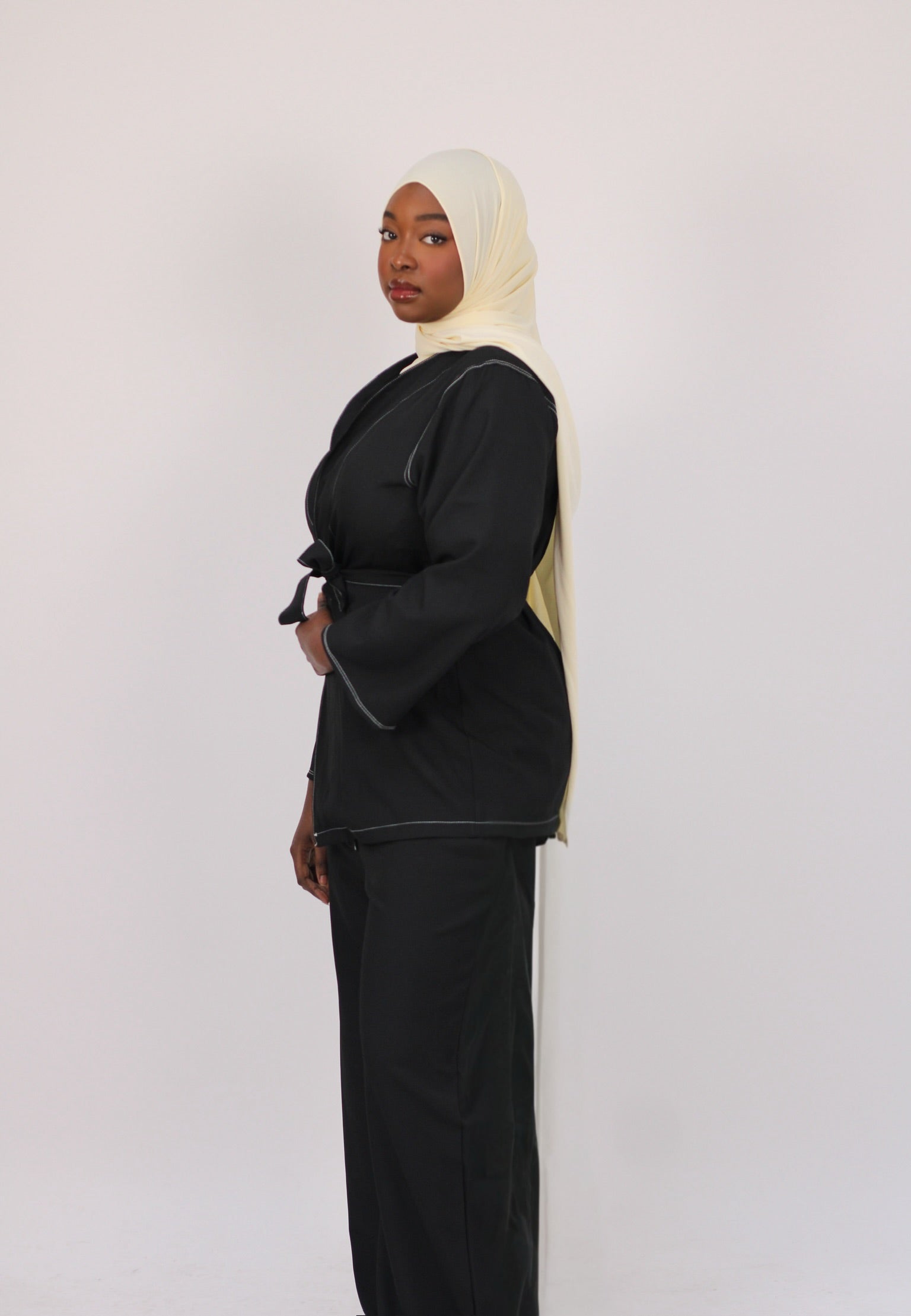 Ensemble ceinturé - noir