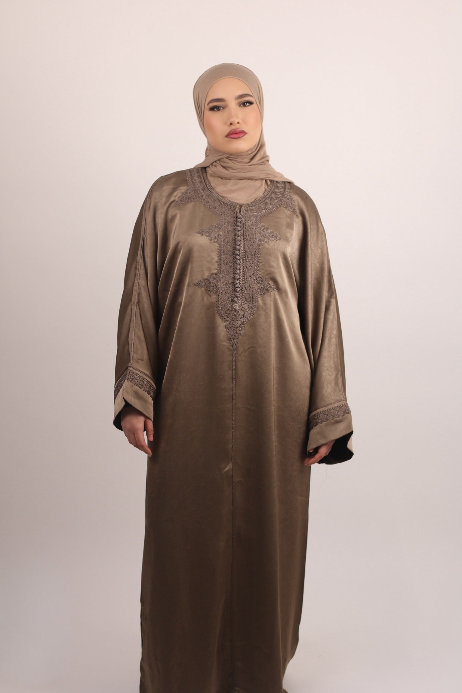 Gandoura Traditionnelle - Taupe