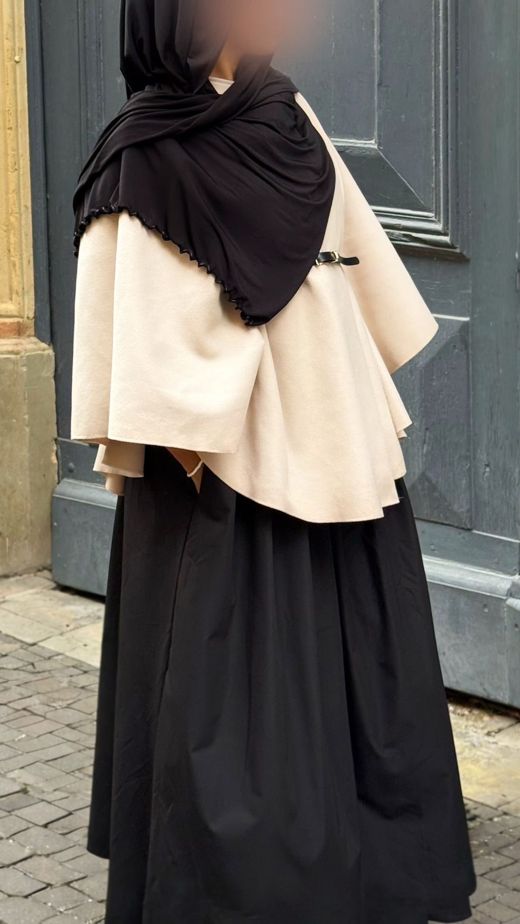 Jupe trapèze - Noir