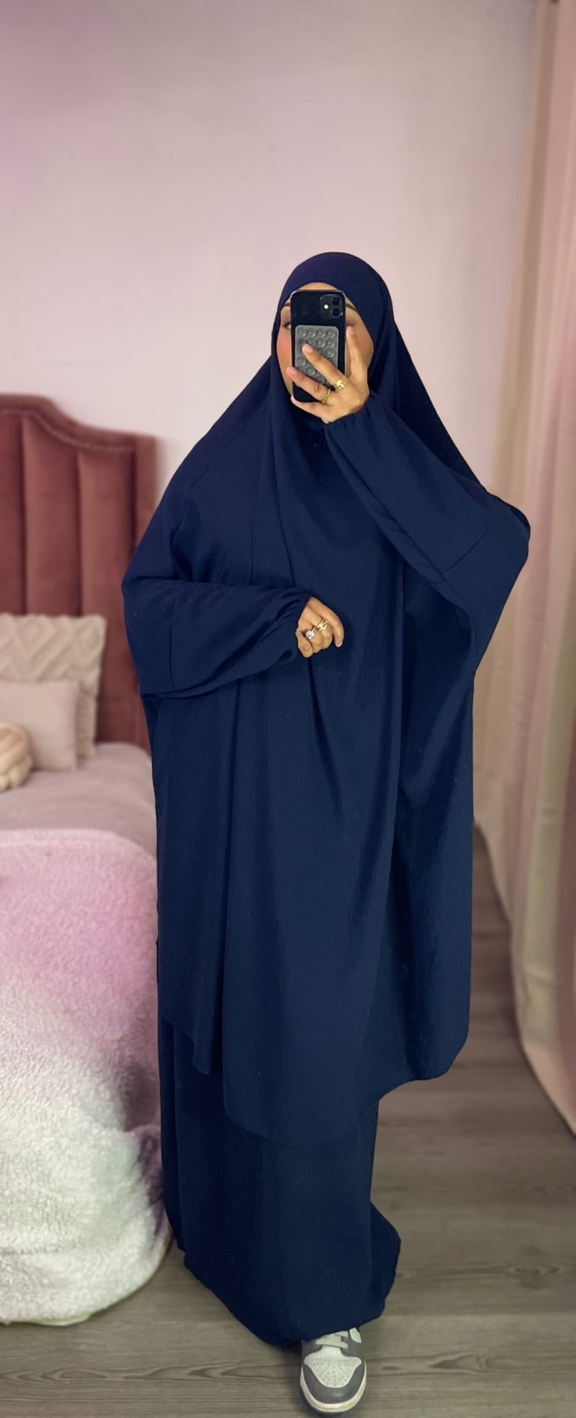 Jilbeb deux pièces - Bleu Nuit