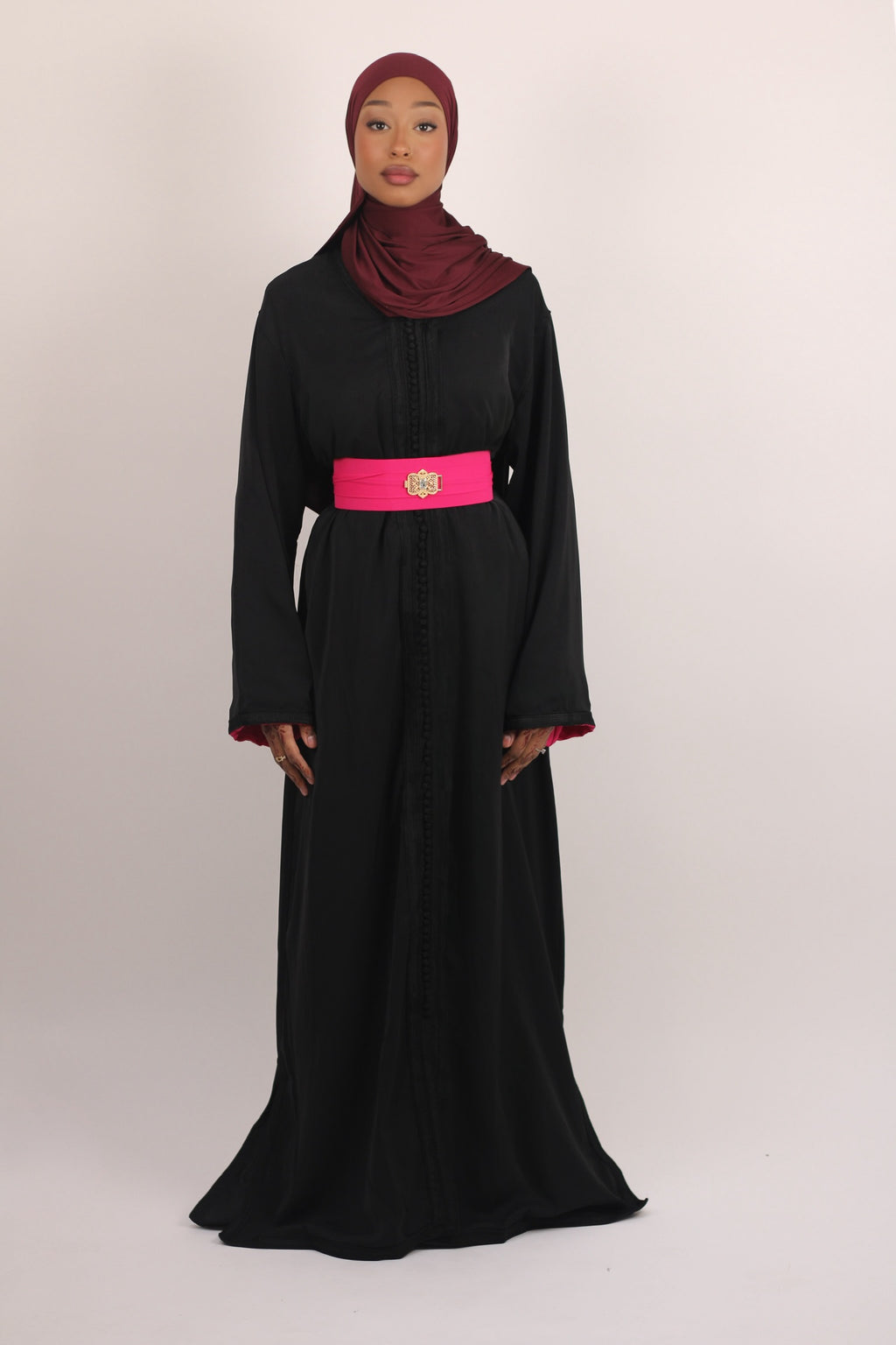 Kaftan Signature - Noir et Rose