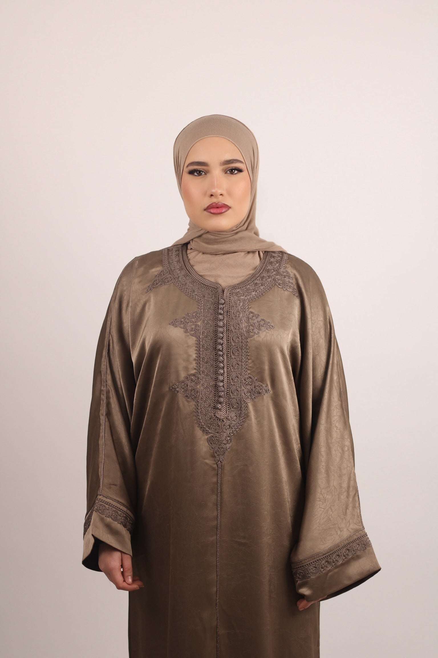 Gandoura Traditionnelle - Taupe
