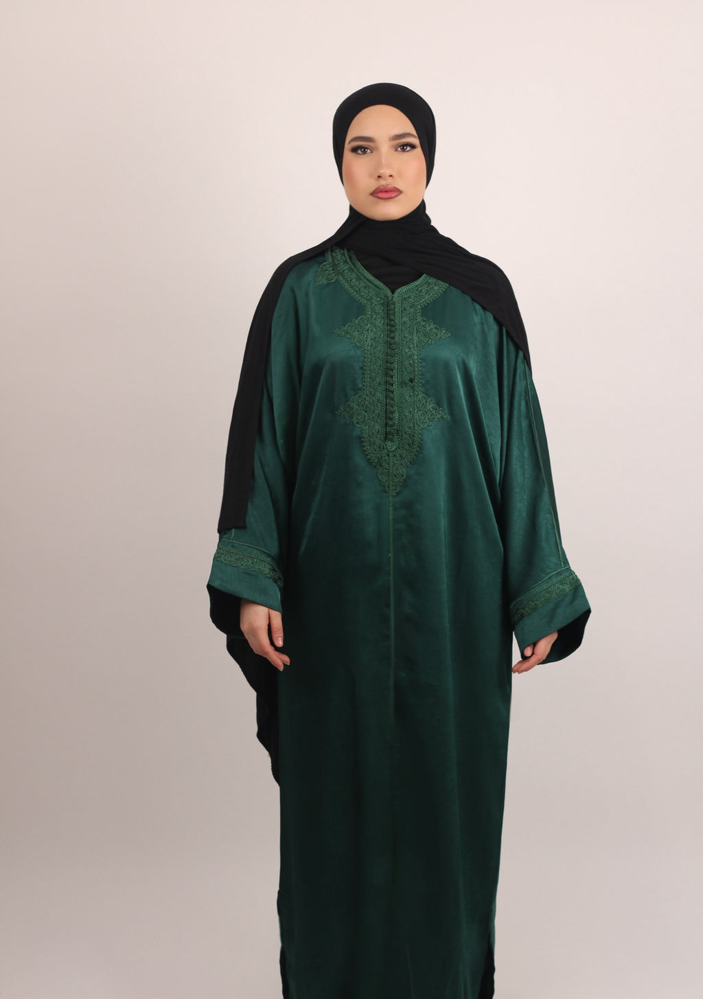 Gandoura Traditionnelle - Vert bouteille