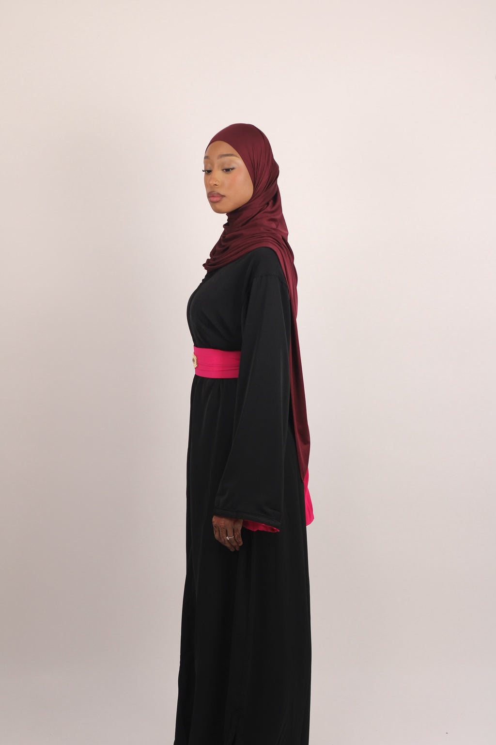 Kaftan Signature - Noir et Rose