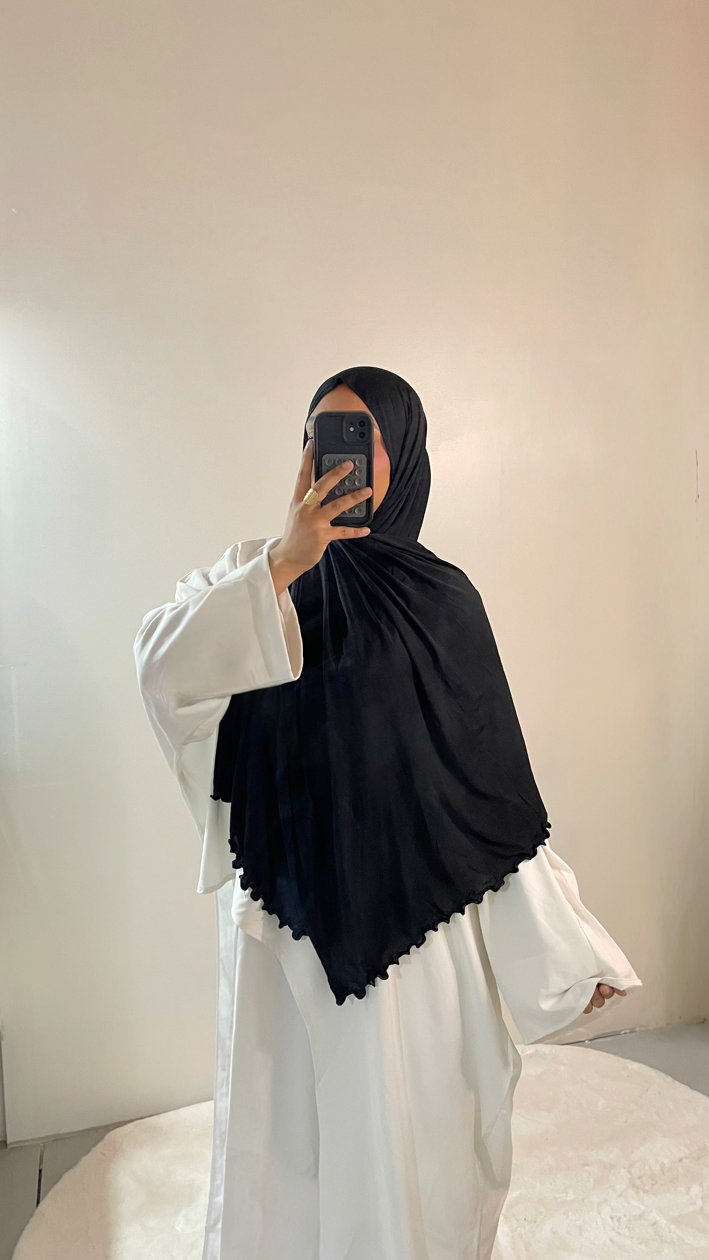 Foulard Jersey Premium - Noir