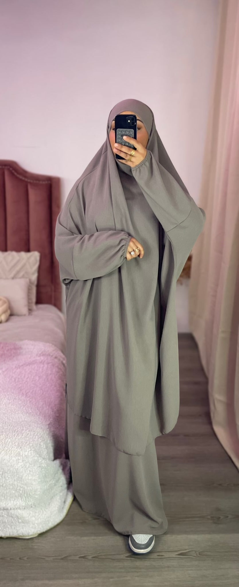 Jilbeb deux pièces - Taupe