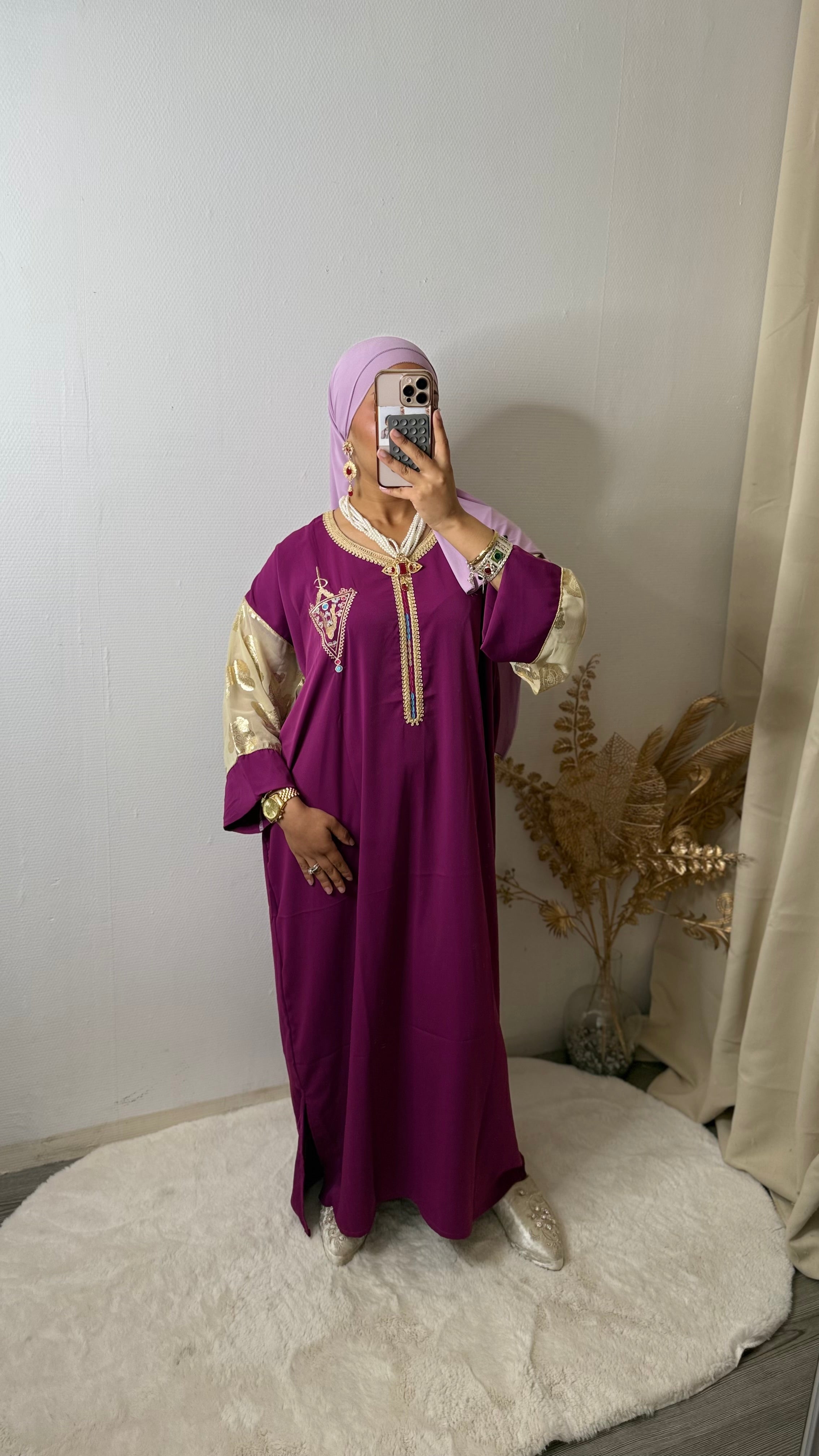 GANDOURA VIOLET PRUNE