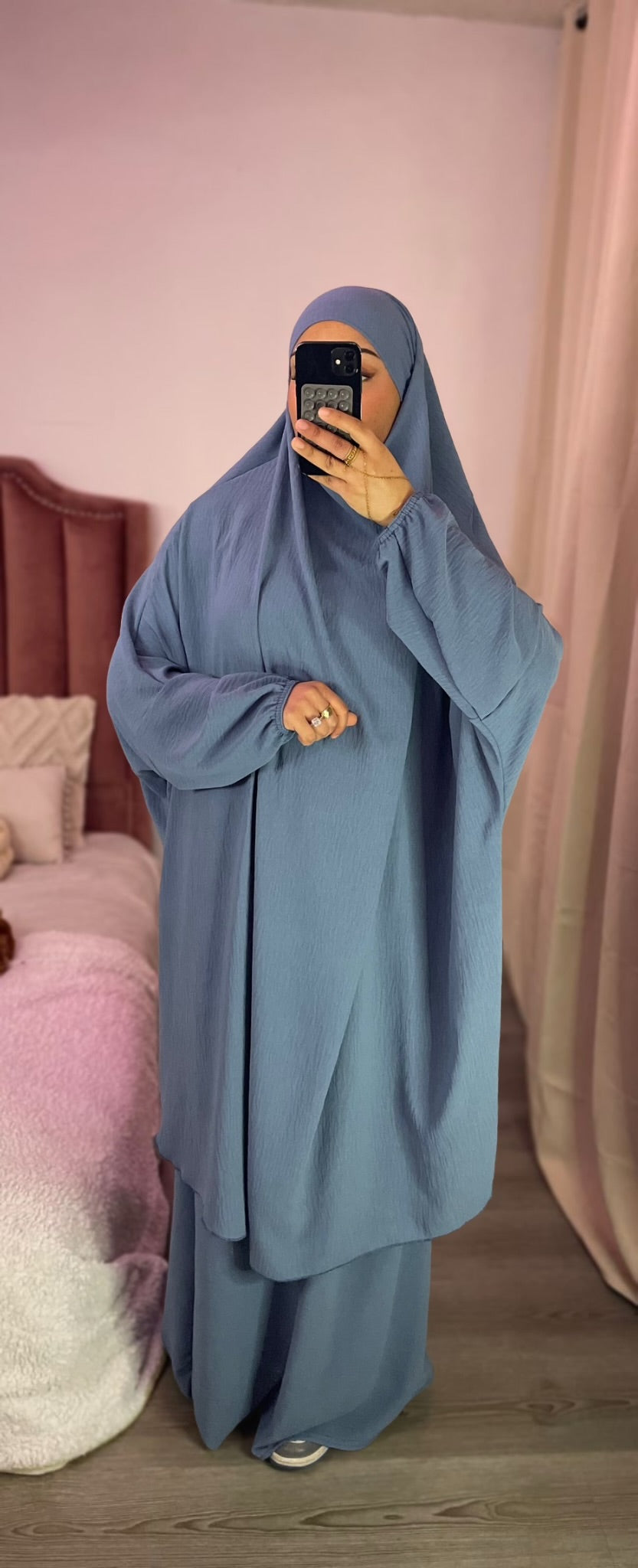 Jilbeb deux pièces - Bleu