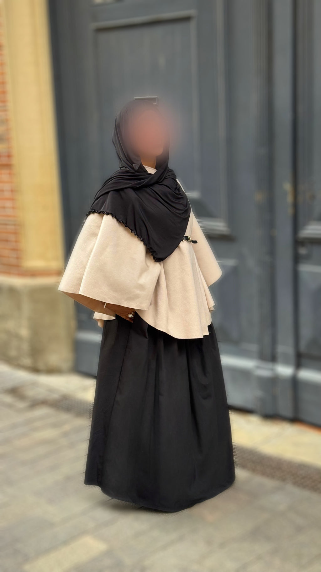 Jupe trapèze - Noir