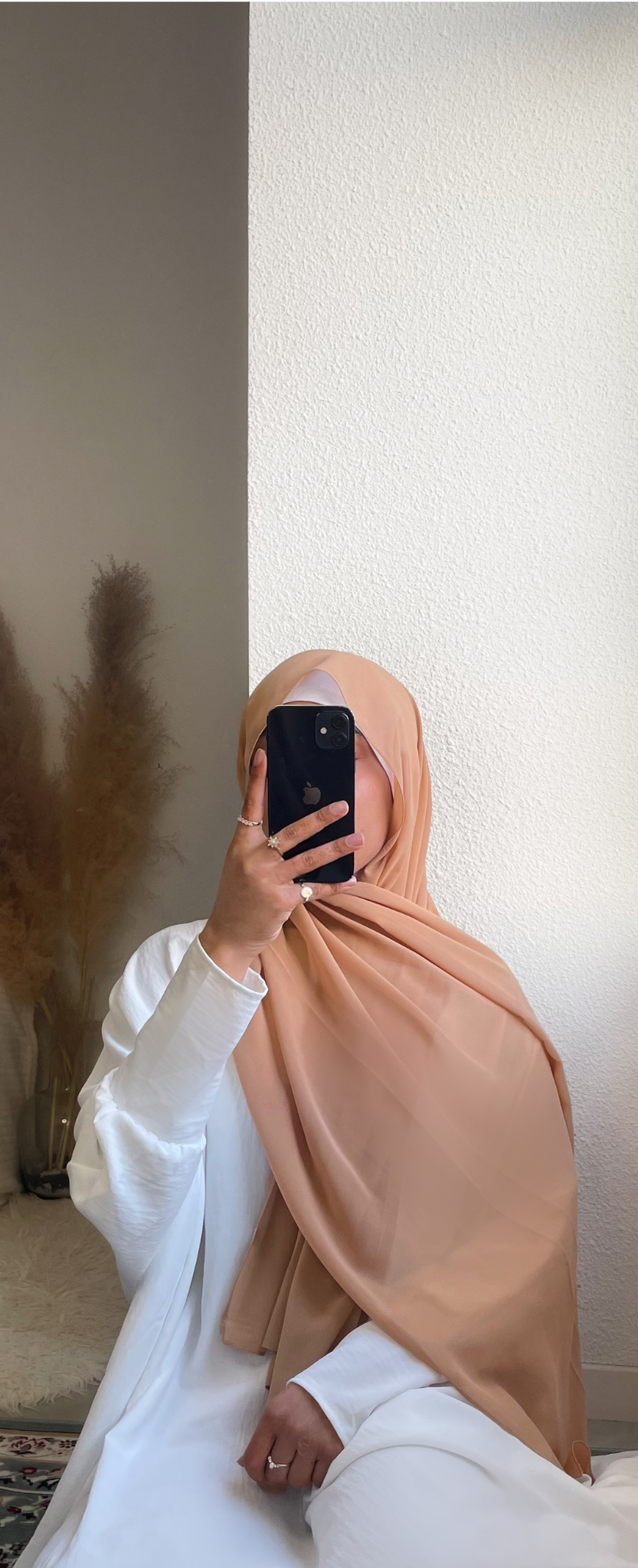 HIJAB MOUSSELINE CAMEL